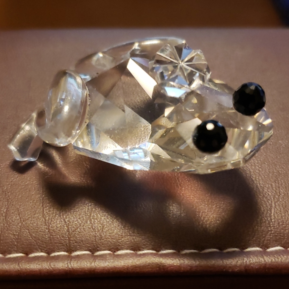 Swarovski Crystal Glass Frog